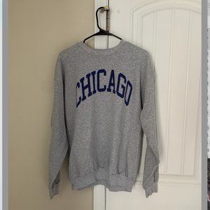 Hanes Gray Chicago Sweatshirt